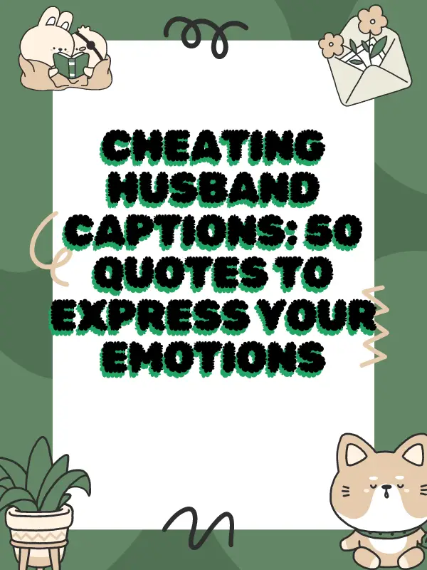 Cheating Husband Captions