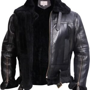 Cowhide Leather Bomber Jacket – The Perfect Mix of Strength, Style, and Vintage Appeal