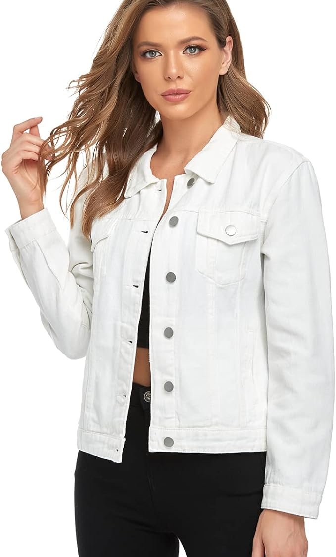White Cropped Jean Jacket: A Clean, Trend-Driven Fashion Essential