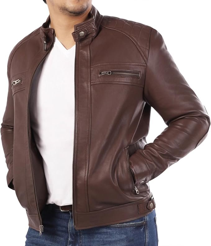 Street Style Biker Leather Jacket: Urban Edge with Bold Attitude