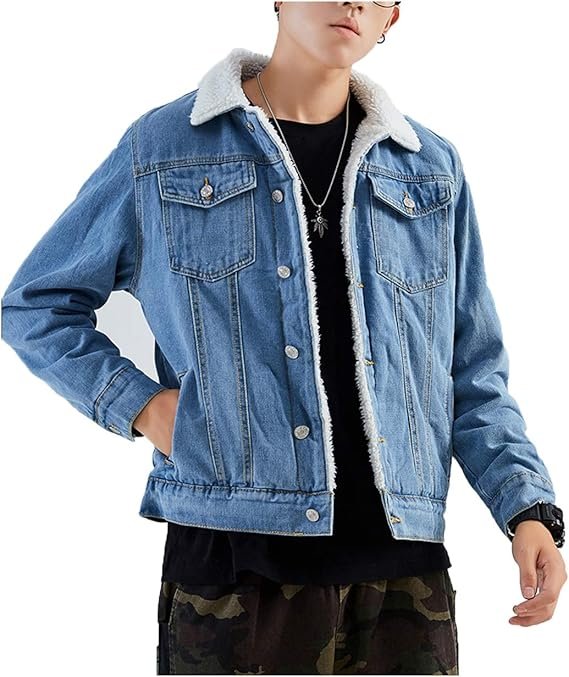Sherpa Lined Denim Jacket: Warmth, Comfort, and Timeless Style