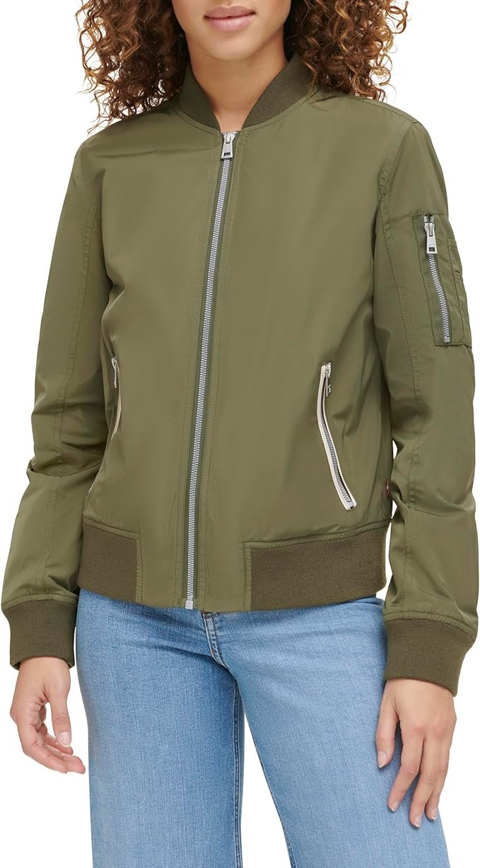 Women’s Comfortable Bomber Jacket: Everyday Ease with Modern Style